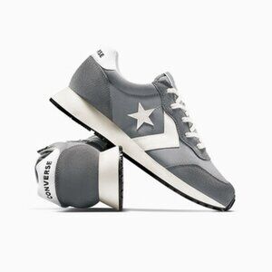 New in box Converse Omega Trainer Adult Low Top Lace-Up Sneakers Men's 7 Gray